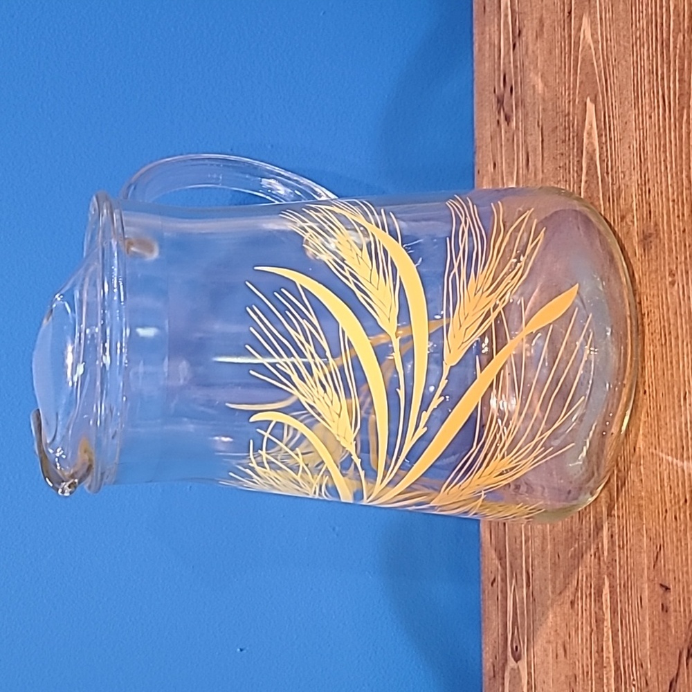 1970's Libby Golden Wheat Pitcher